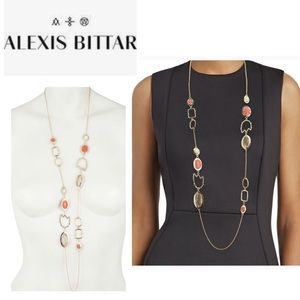 Alexis Bittar Petal Briolette Station Necklace NWT